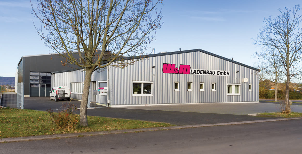 W&M Ladenbau Firmensitz Außenansicht